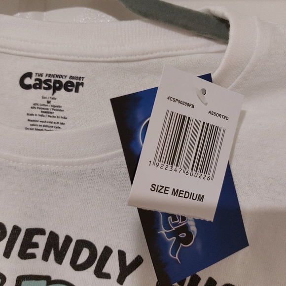 CASPER THE FRIENDLY GHOST TEE NWT - Picture 3 of 8